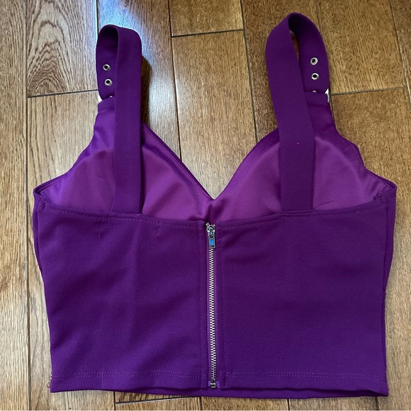 Padded bustier crop top - Picture 3 of 7